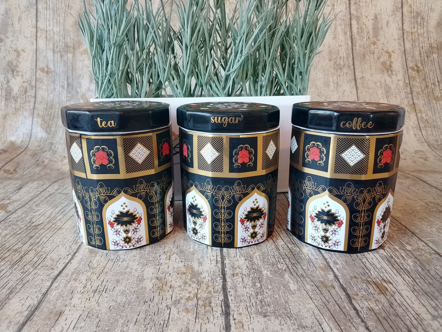 Tea,Sugar,coffee Jars