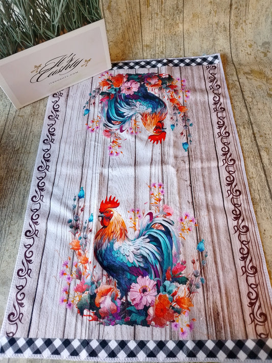 Rooster Tea towel