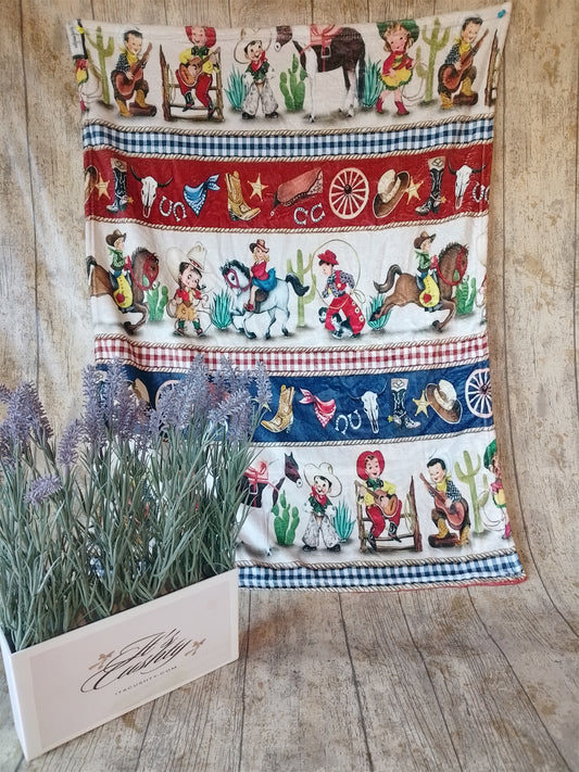 Cowboy Baby Blanket