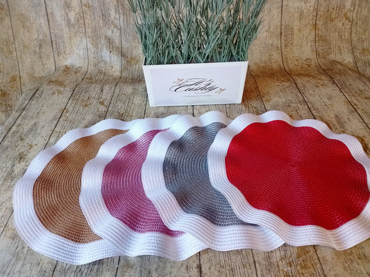 Two tone table mats